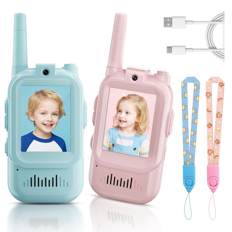 Rechargeable Video Walkie Talkies for Kids